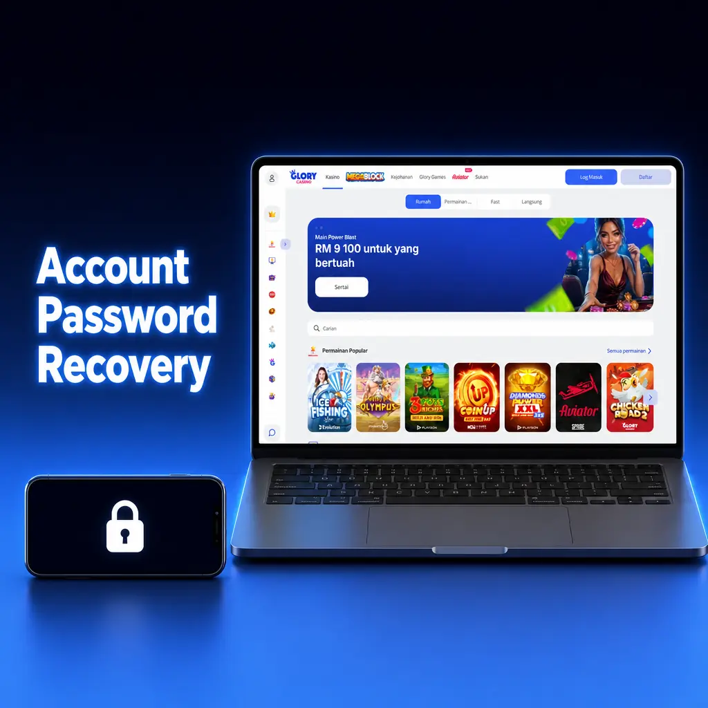 Step-by-step guide to recovering a forgotten Glory Casino account password using phone or email verification