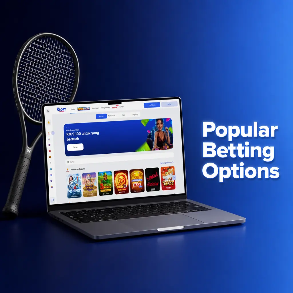 Glory Casino sportsbook: live multi-match odds, pre-match markets, in-play betting, and custom bet builder options.